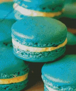 Blueberry Macarons Diamond Painting