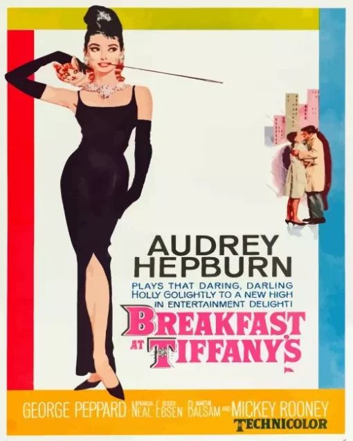 Breakfast At Tiffanys Audrey Hepburn Diamond Painting