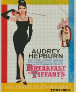 Breakfast At Tiffanys Audrey Hepburn Diamond Painting