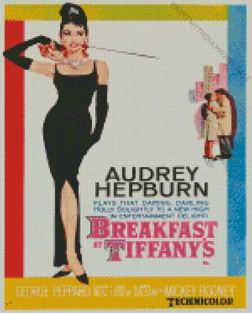 Breakfast At Tiffanys Audrey Hepburn Diamond Painting