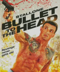 Bullet To The Head Sylvester Stallone Diamond Painting