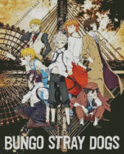 Bungo Stray Dogs Anime Poster Diamond Dotz