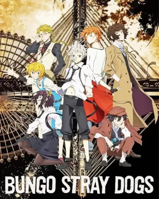 Bungo Stray Dogs Anime Poster Diamond Paintings