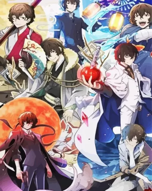 Bungo Stray Dogs Characters Diamond Paintings