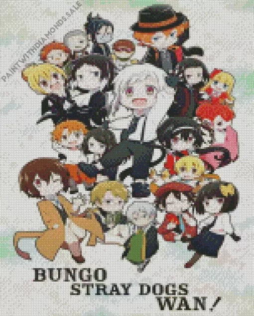 Bungo Stray Dogs Chibi Diamond Dotz