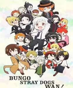 Bungo Stray Dogs Chibi Diamond Paintings