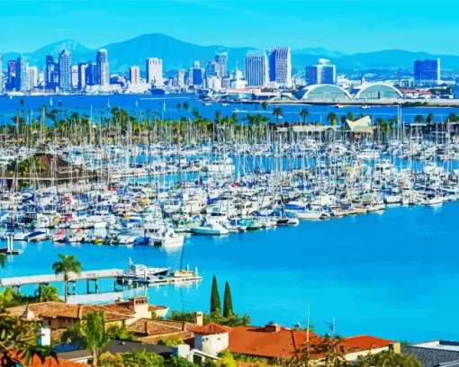 California Port Diamond Painting