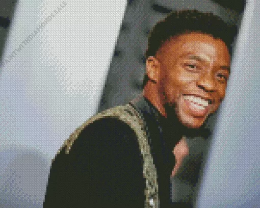 Chadwick Boseman Diamond Painting