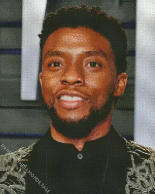 Chadwick Aaron Boseman Diamond Painting