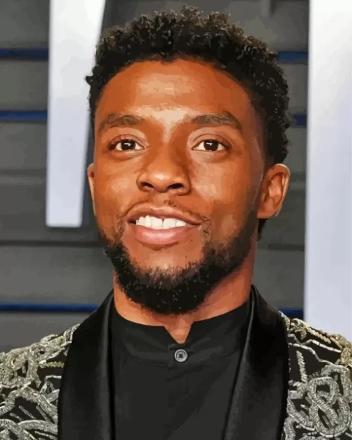 Chadwick Aaron Boseman Diamond Painting