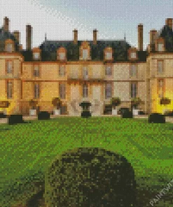 Chateau De Bourron Paris France Diamond Painting