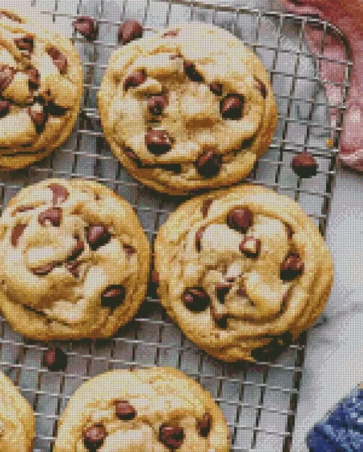 Chewy Chocolate Chip Cookies Diamond Painting