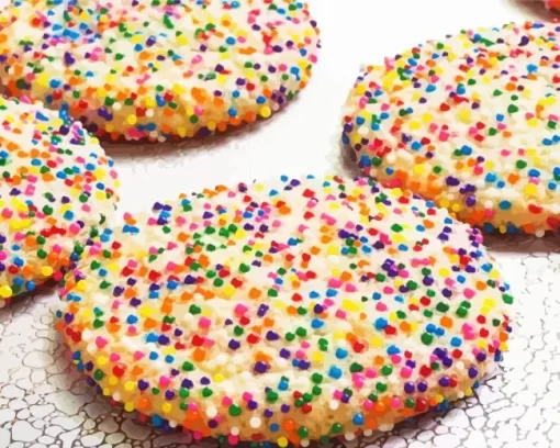 Chewy Sprinkle Cookies Diamond Painting