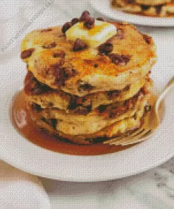 Chocolate Chip Pancakes Diamond Painting