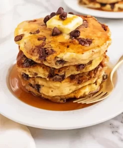 Chocolate Chip Pancakes Diamond Painting