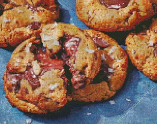 Chocolate Chunk Cookies Diamond Painting