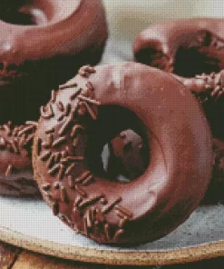 Chocolate Donuts Diamond Painting