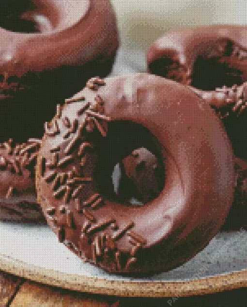 Chocolate Donuts Diamond Painting