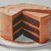 Chocolate Layer Cake Diamond Painting