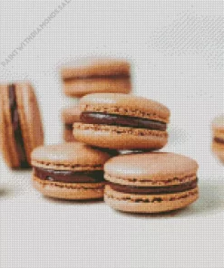 Chocolate Macarons Diamond Painting