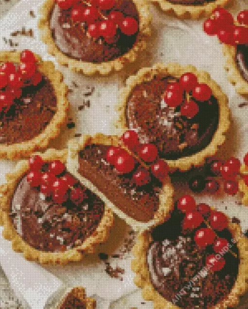 Chocolate Mini Tarts Diamond Painting