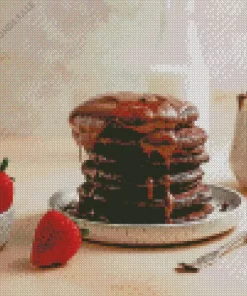 Chocolate Pancakes Diamond Painting