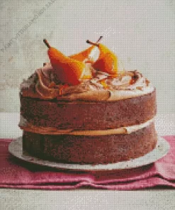 Chocolate Cake With Caramel Diamond Painting