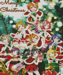 Christmas love live school idol project Diamond Paints