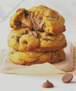 Chunky Chocolate Chip Cookies Diamond Painting