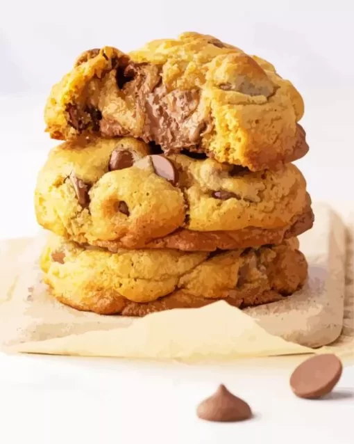 Chunky Chocolate Chip Cookies Diamond Painting