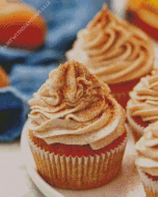 Churro Cupcakes Diamond Painting