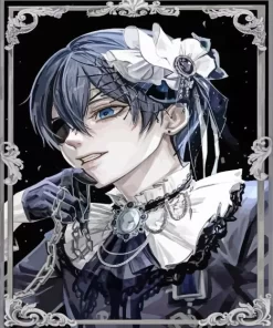 Ciel Black Butler Diamond With Numbers