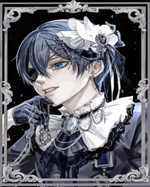 Ciel Black Butler Diamond With Numbers