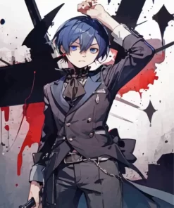 Ciel Phantomhive Character Diamond With Numbers