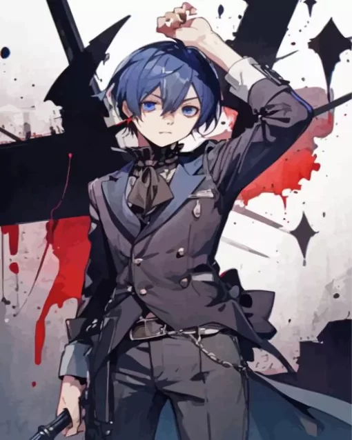 Ciel Phantomhive Character Diamond With Numbers