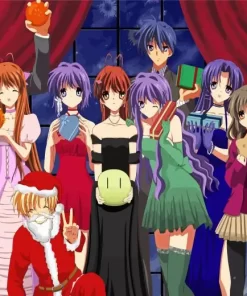 Clannad Anime All Characters Diamond By Numbers