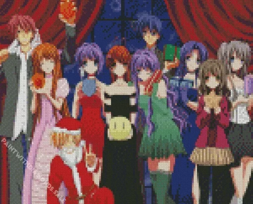 Clannad Anime All Characters Diamond Paints