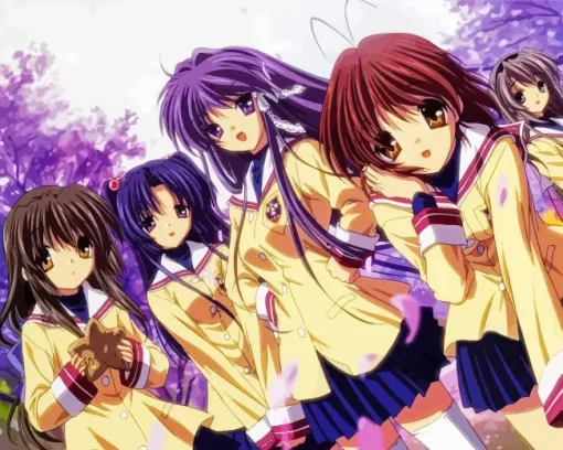 Clannad Anime Diamond By Numbers