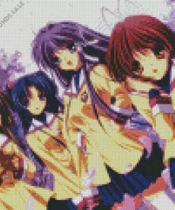 Clannad Anime Diamond Paints