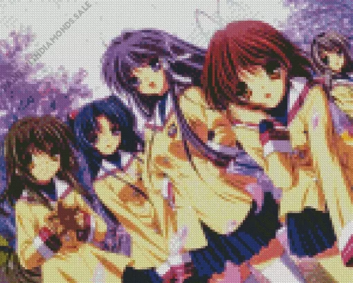 Clannad Anime Diamond Paints