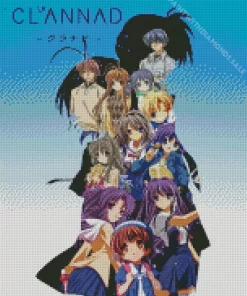 Clannad Anime Poster Diamond Paints