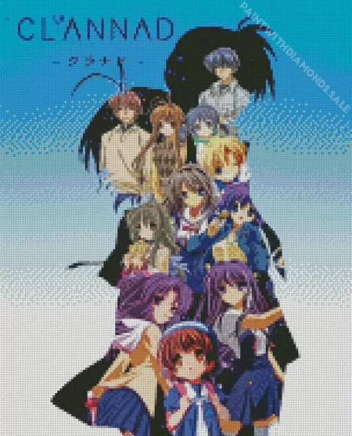 Clannad Anime Poster Diamond Paints