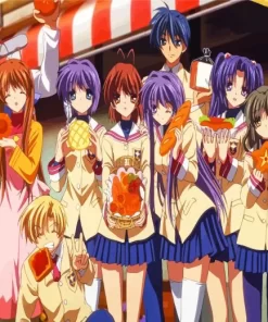 Clannad Characters Diamond By Numbers