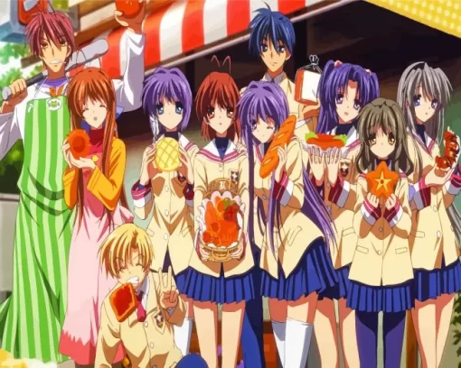 Clannad Characters Diamond By Numbers