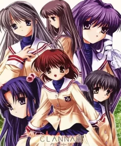 Clannad Girls Diamond By Numbers