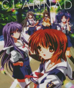 Clannad Manga Serie Diamond Paints