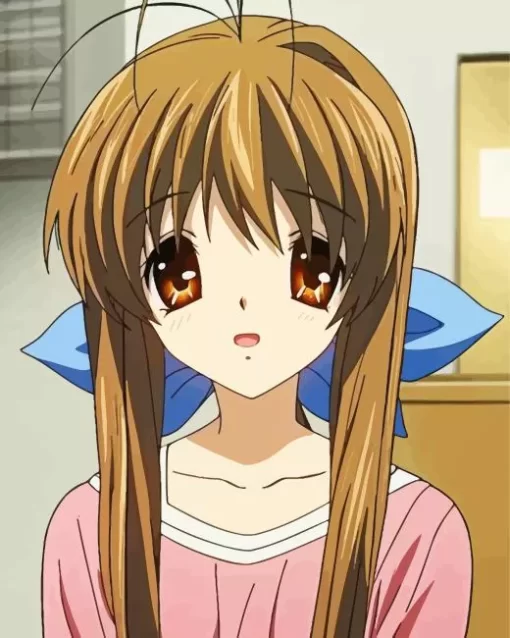 Clannad Sanae Furukawa Anime Girl Diamond By Numbers