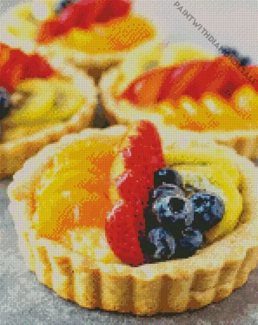 Classic Fruit Tarts Diamond Painting