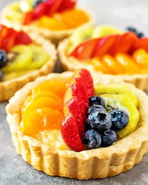 Classic Fruit Tarts Diamond Painting