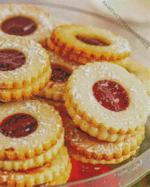 Classic Linzer Cookies Diamond Painting